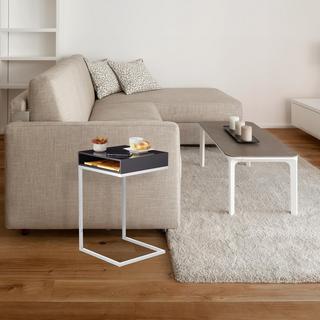 Northix Table d'appoint avec pieds en métal  