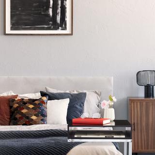 Northix Table d'appoint avec pieds en métal  