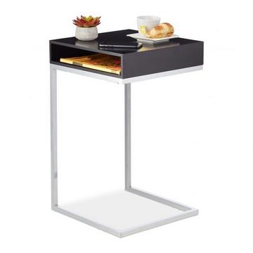 Table d'appoint avec pieds en métal