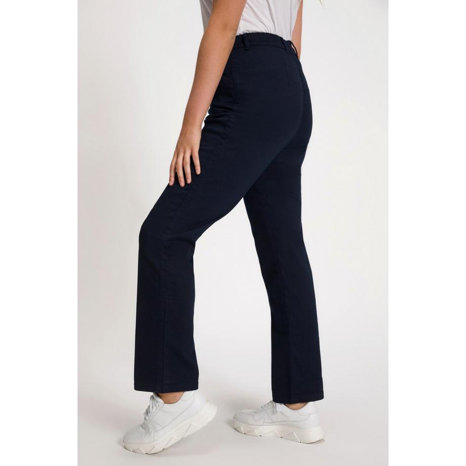 Ulla Popken Pantaloni Mony Basic Stretch Gamba Affusolata  
