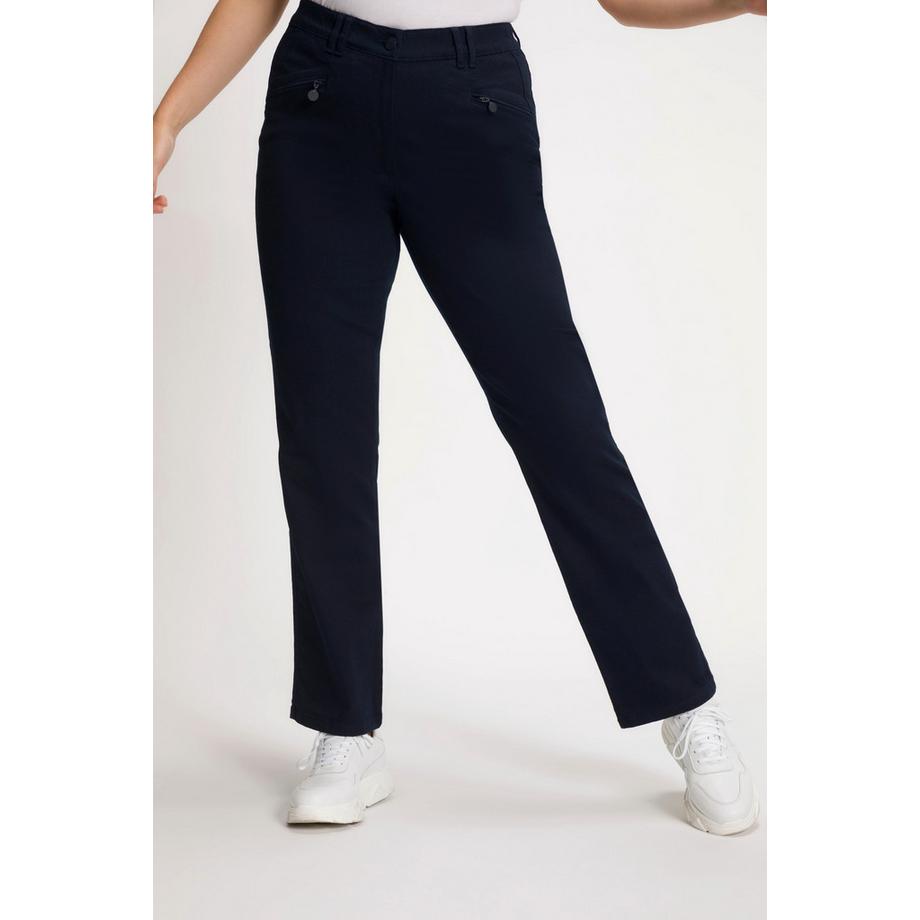 Ulla Popken Pantaloni Mony Basic Stretch Gamba Affusolata  