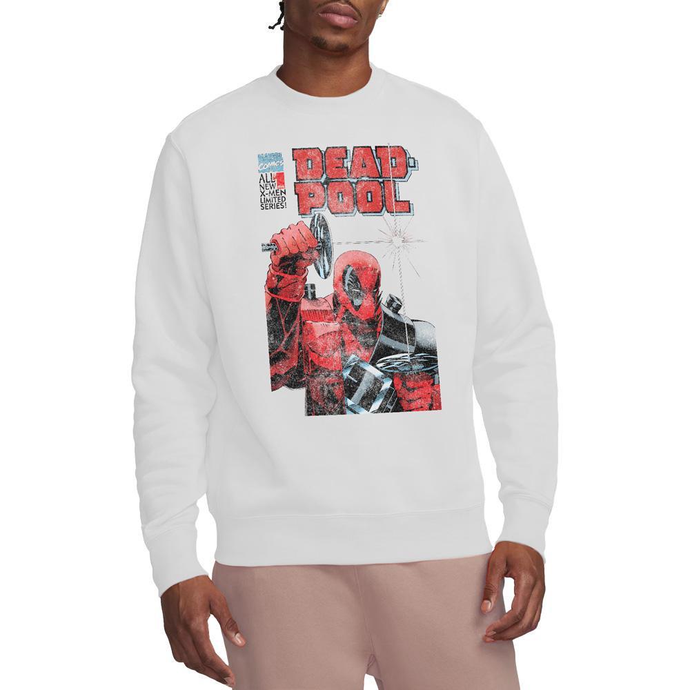 Deadpool Comic Cover Grafikdruck Sweatshirt  