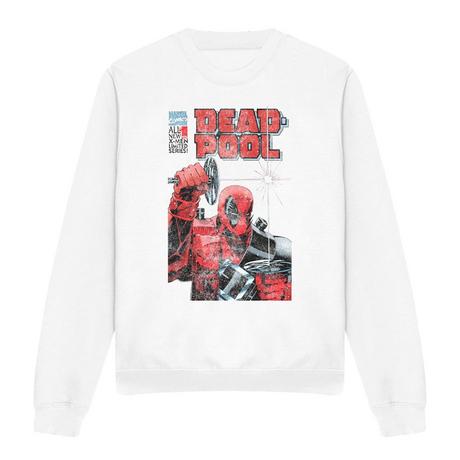 Deadpool Comic Cover Grafikdruck Sweatshirt  