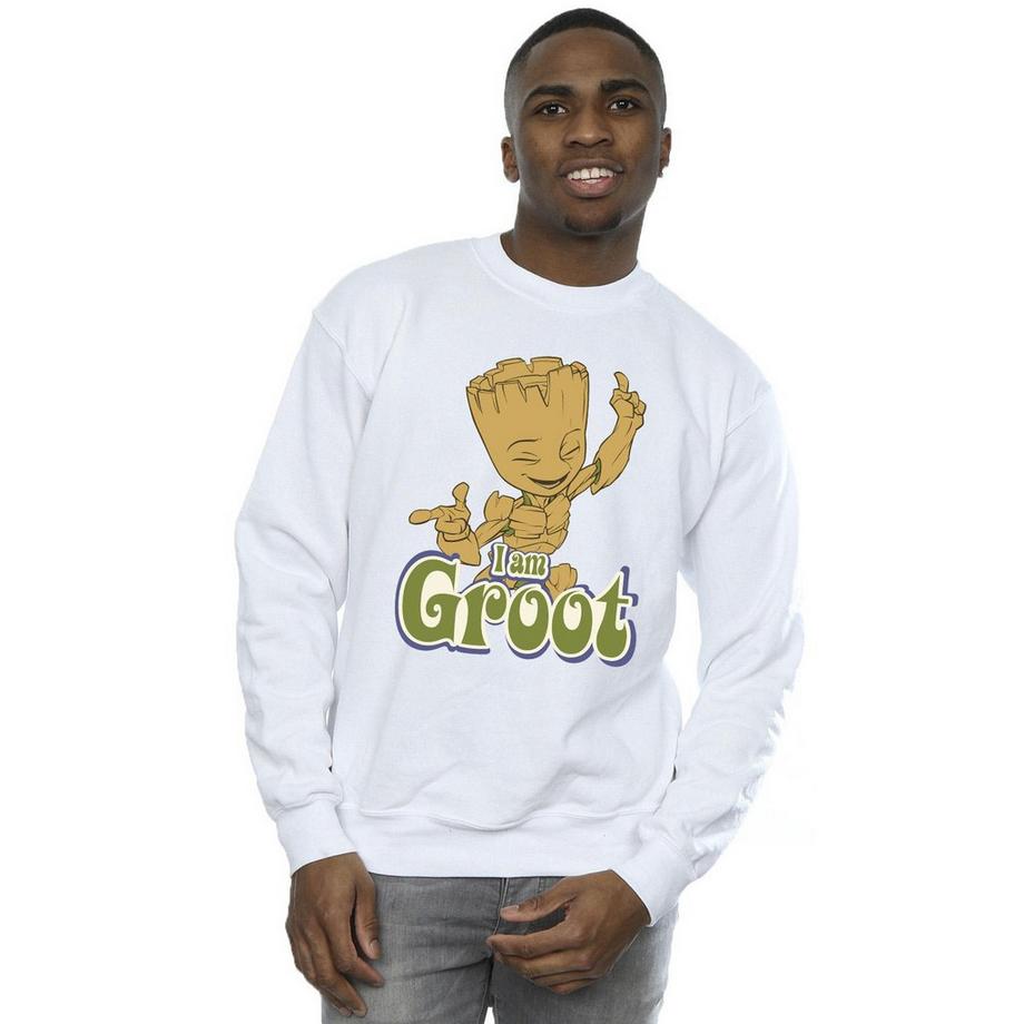 Guardians Of The Galaxy Groot I Am Groot Rundhals-Sweatshirt  