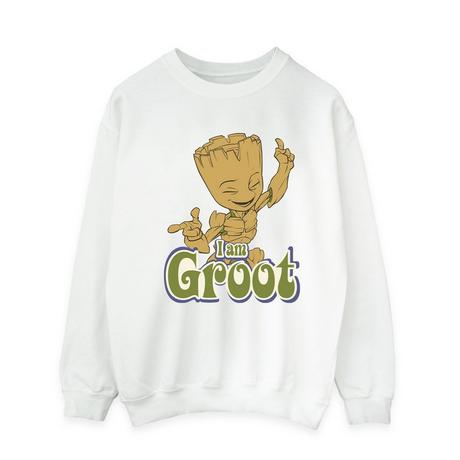 Guardians Of The Galaxy Groot I Am Groot Felpa Girocollo  