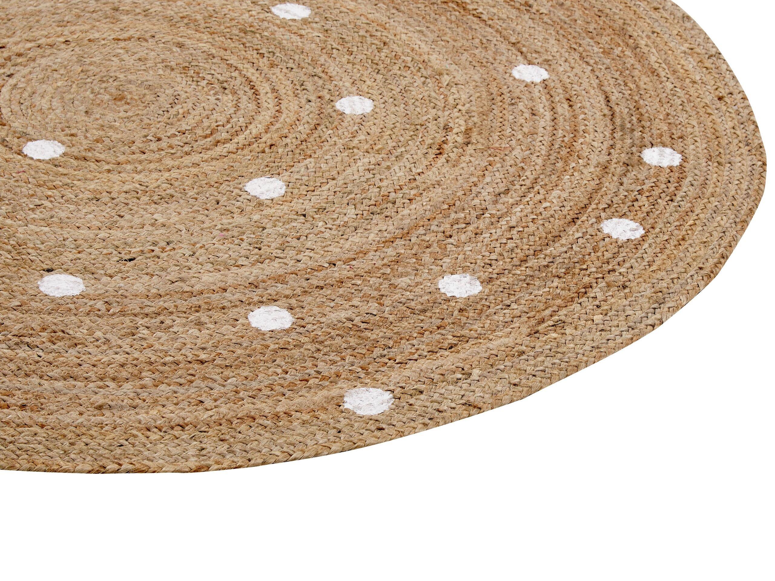 Beliani Tapis en Jute Boho KHARRA  