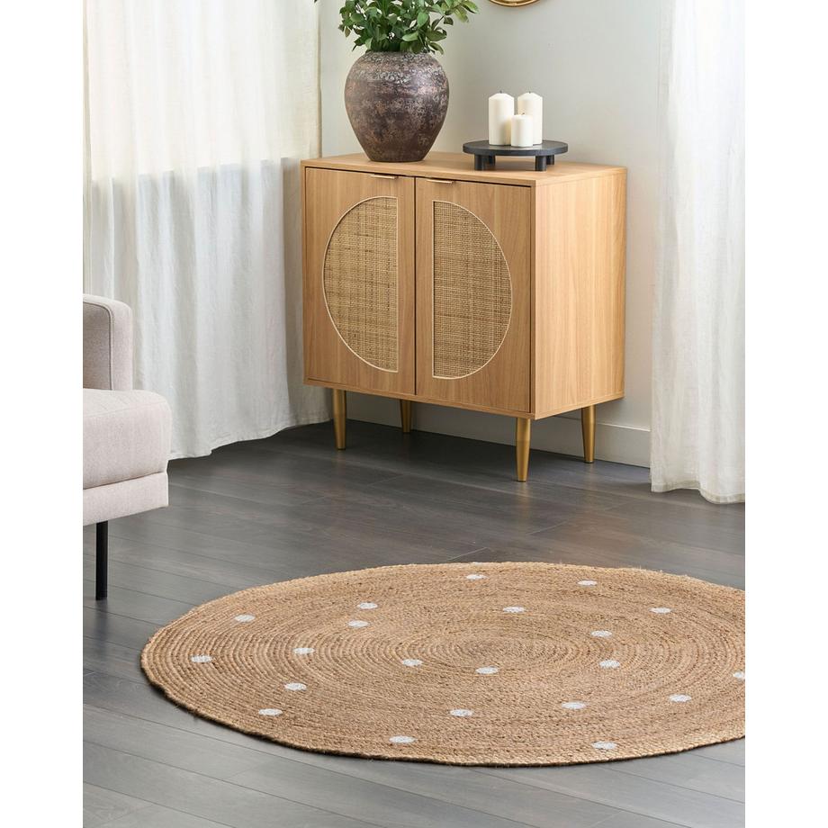 Beliani Tapis en Jute  KHARRA  