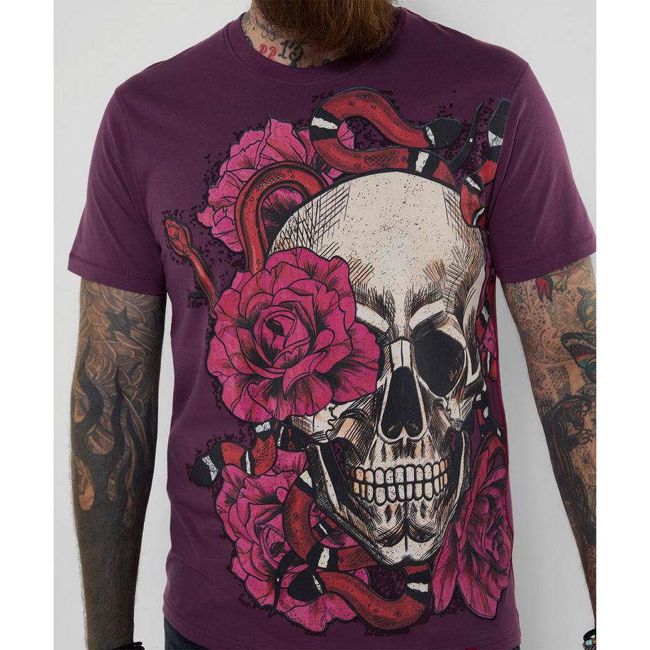 Joe Browns T-Shirt Teschio Veleno in Fiore  