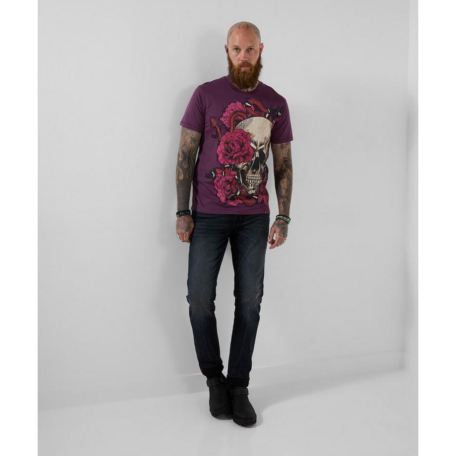 Joe Browns T-Shirt Teschio Veleno in Fiore  