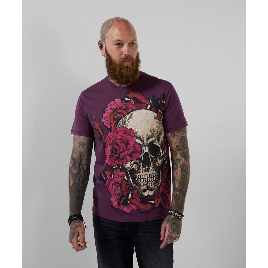 T-Shirt Totenkopf Venom Bloom
