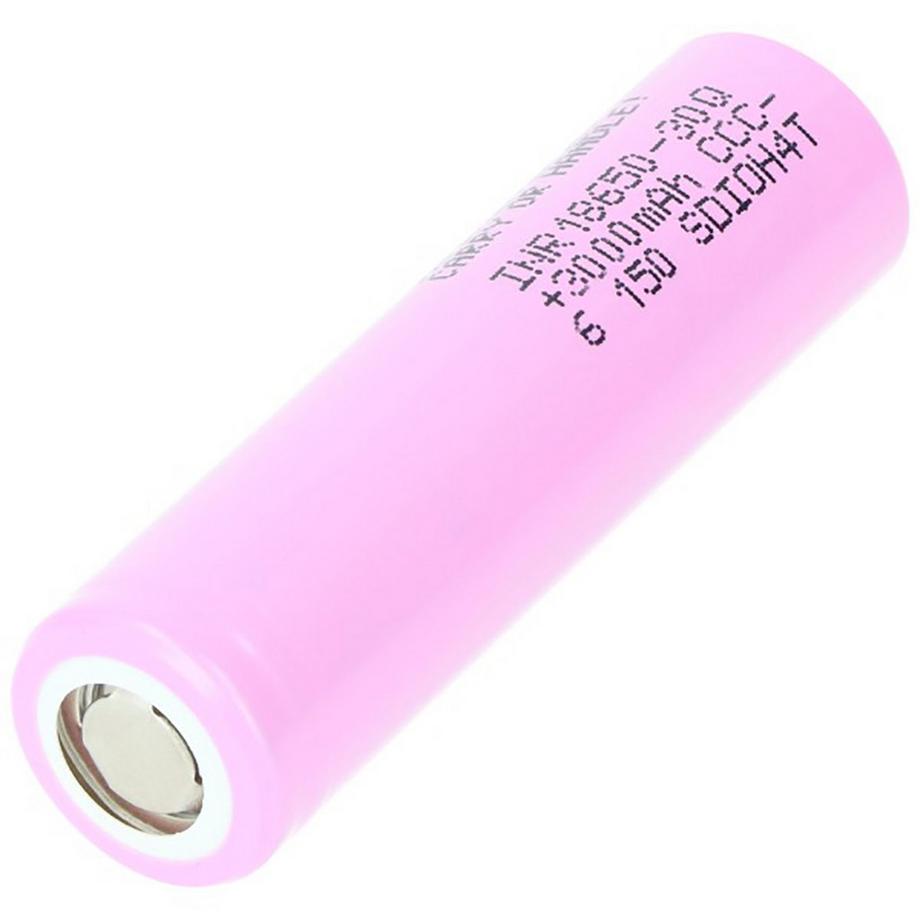 Avizar  Pile 18650 3000mAh Li-ion Rechargeable 