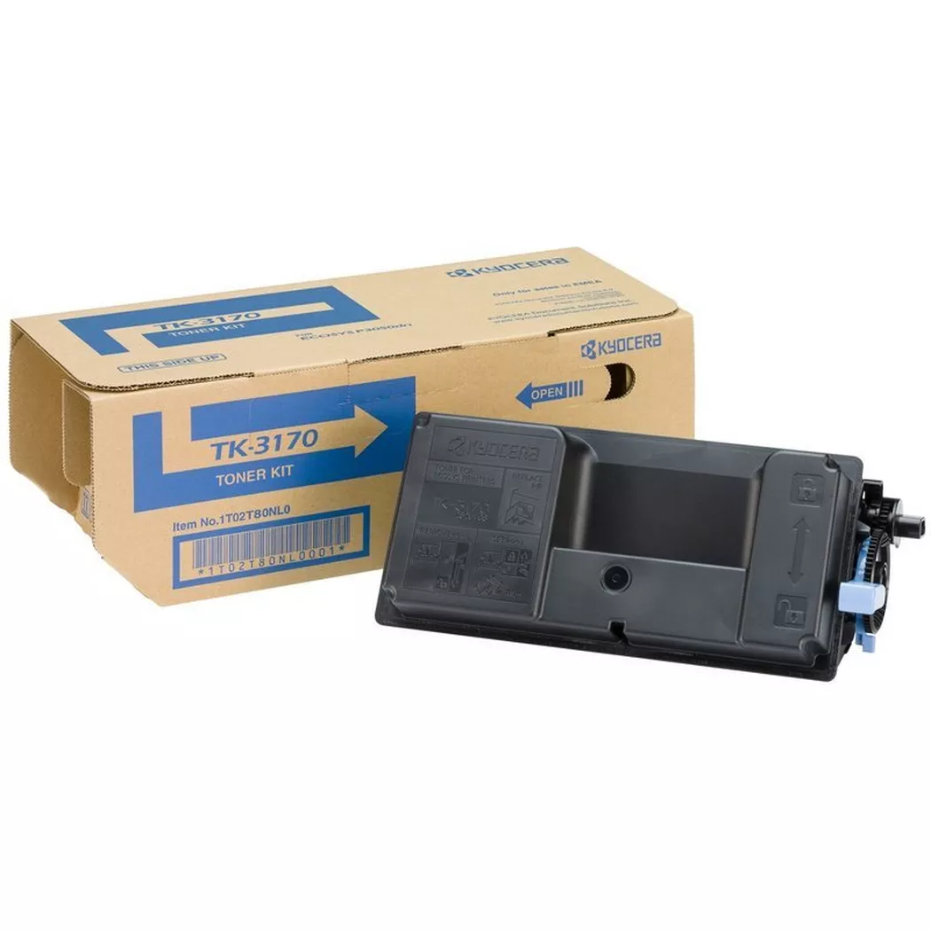 KYOCERA – Toner-Modul schwarz TK-3170 ECOSYS P3050dn 15’500 Seiten, Schwarz, One Size