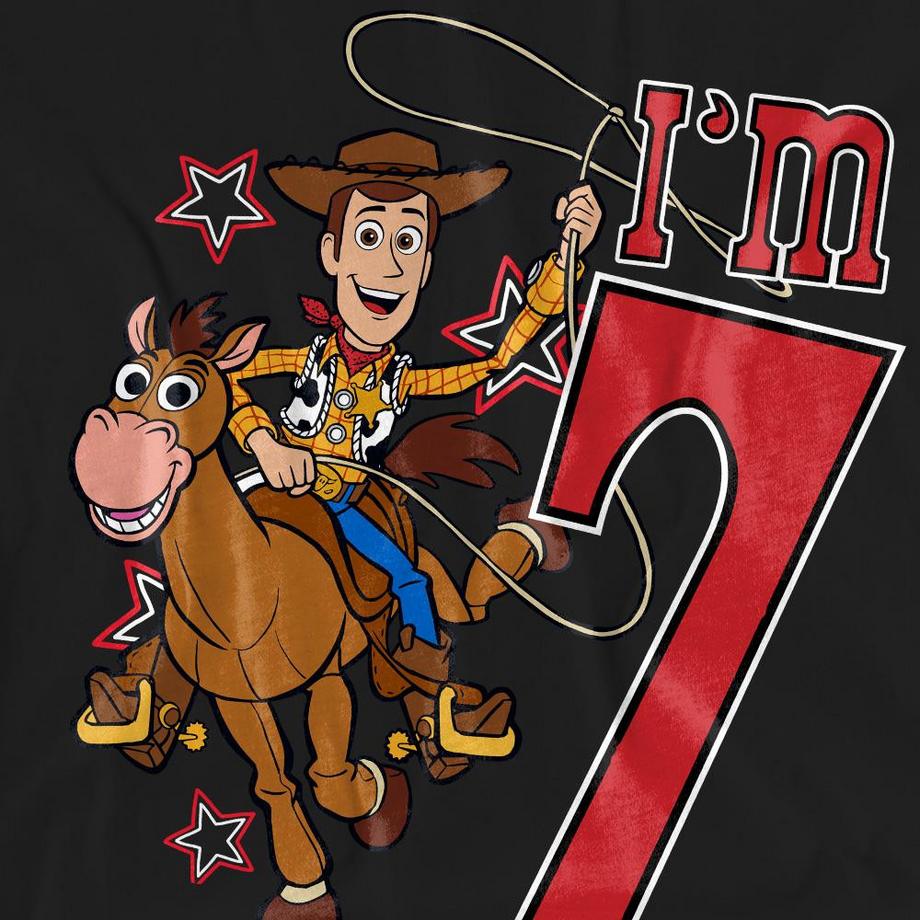 Toy Story I'm 7 T-Shirt Compleanno  