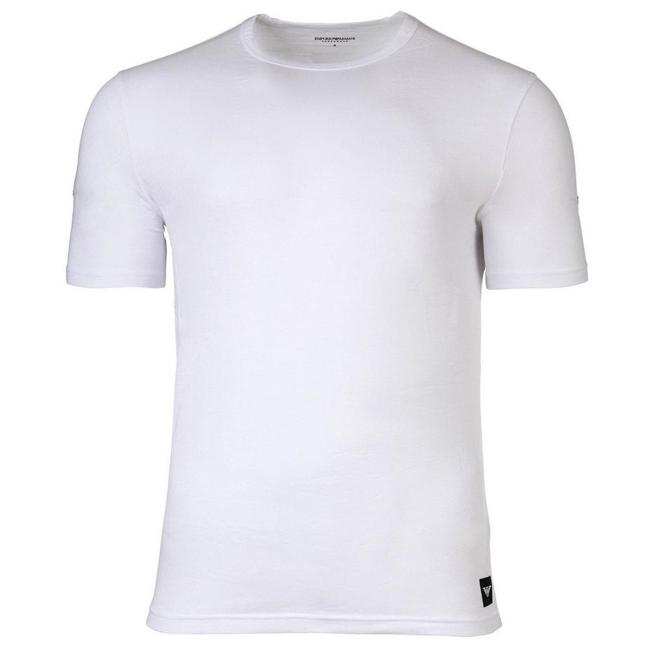 EMPORIO ARMANI Essential Logolabel T-Shirt 2er Pack  