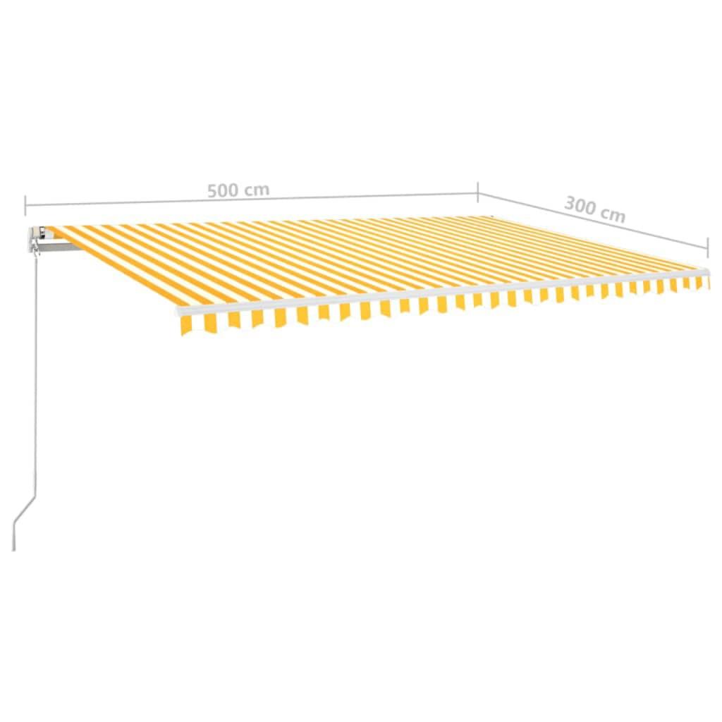 VidaXL Auvent rétractable aluminium  