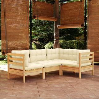 VidaXL Garten-lounge-set kiefernholz  