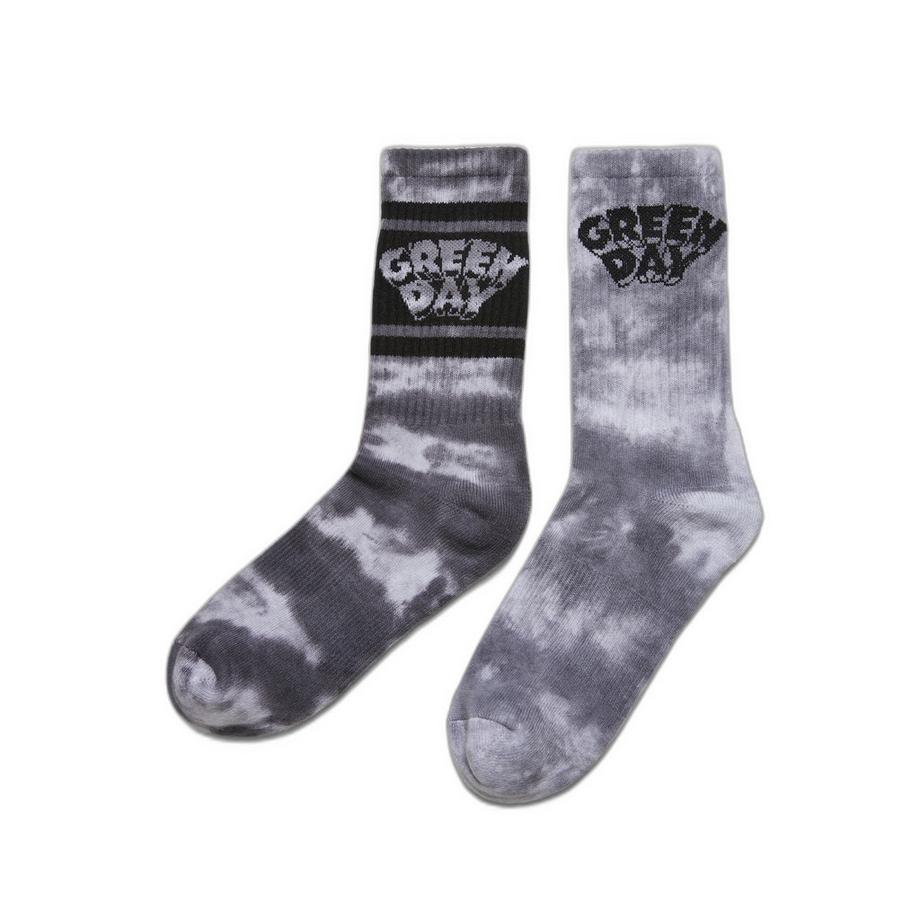 URBAN CLASSICS Green Day Tie-Dye Calzini Confezione da 2  