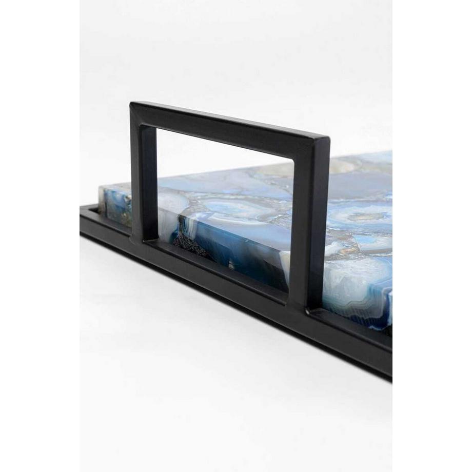 KARE Design  Plateau décoratif Francis Agate 43x33 