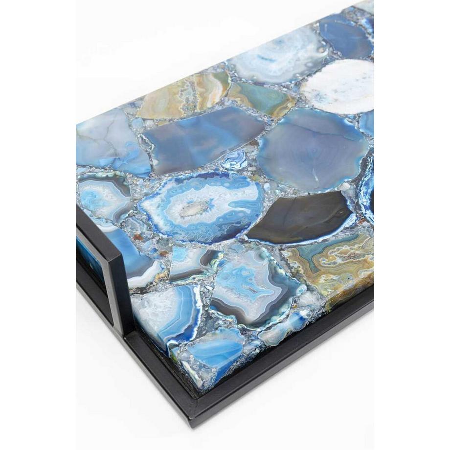 KARE Design  Plateau décoratif Francis Agate 43x33 