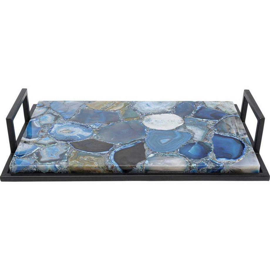 KARE Design  Plateau décoratif Francis Agate 43x33 