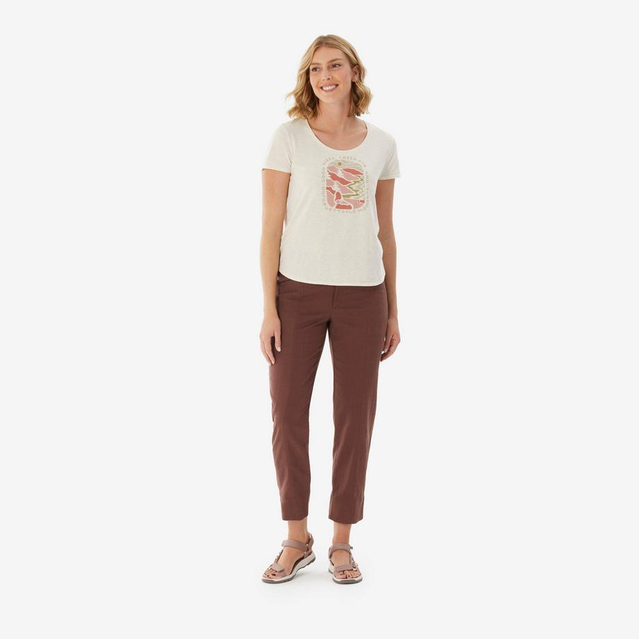 QUECHUA  Wanderhose aus Leinen NH500 