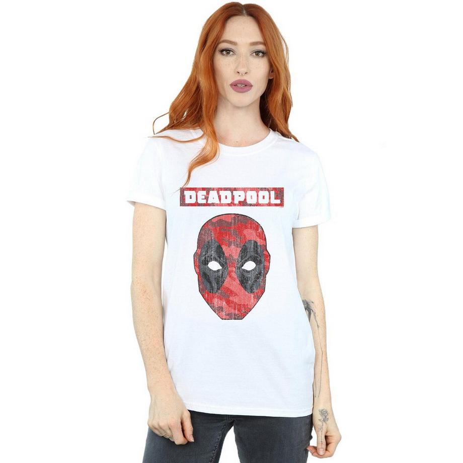 MARVEL Deadpool Maschera Logo T-Shirt  