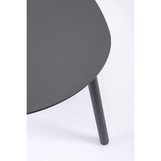 mutoni Table d'appoint de jardin Sparky anthracite 100x70  