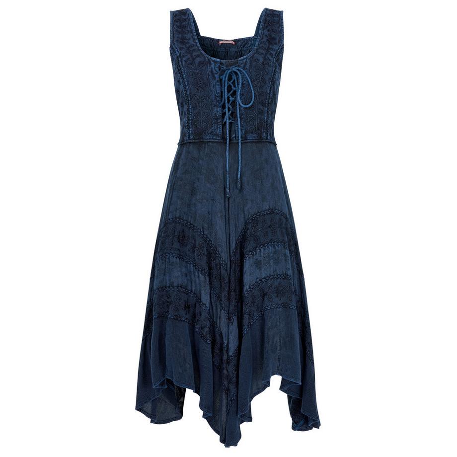 Joe Browns Knielanges Jacquard Kleid bestickt mit Zipfelsaum  