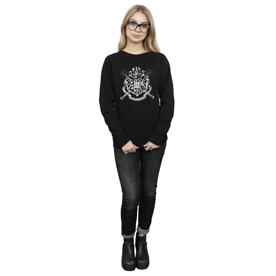 Harry Potter Stemma Hogwarts Slim Fit Felpa  