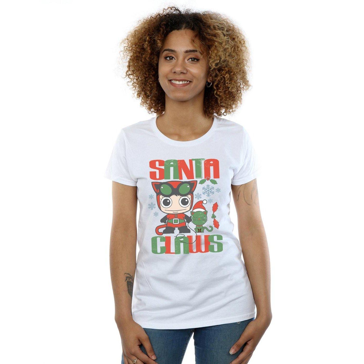 DC COMICS  Tshirt SANTA CLAWS 