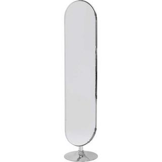 KARE Design Miroir sur pied Curvy aspect chrome 170x40  