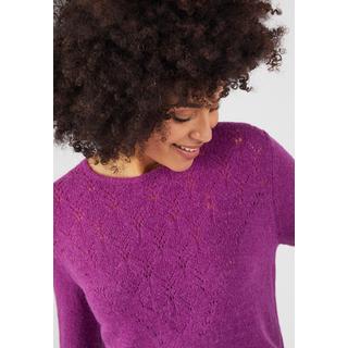 Damart  Pullover Ajourstrick Alpaka-Mix 