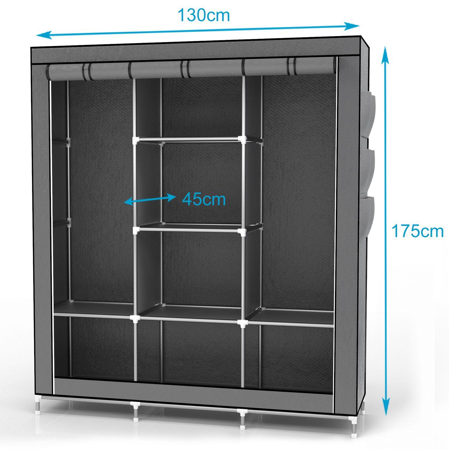 Intirilife Armoire de Rangement Pliable  