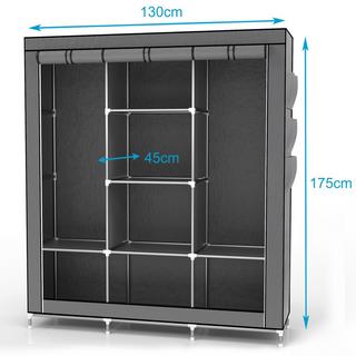 Intirilife Armoire de Rangement Pliable  