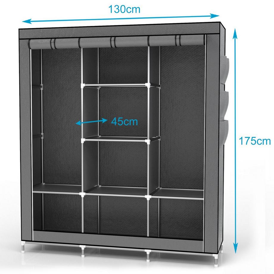 Intirilife Armoire de Rangement Pliable  