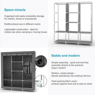 Intirilife Armoire de Rangement Pliable  