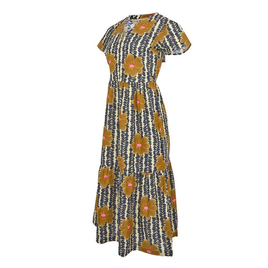 Regatta Robe Midi Fleurie à Volants  