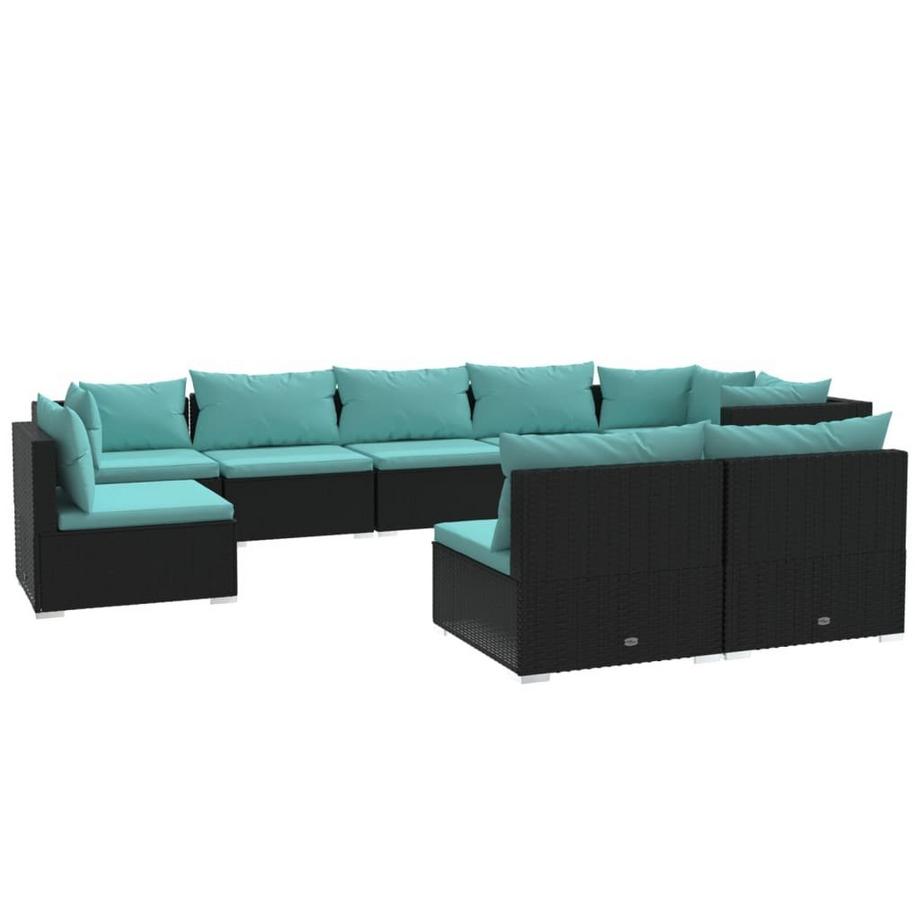 Garten lounge set poly-rattan