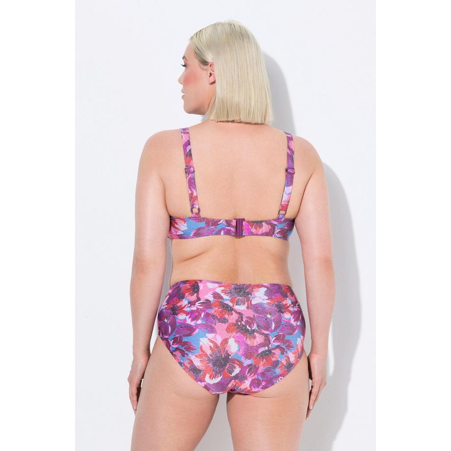 Ulla Popken Glitzer Softcup Bikini verstellbare Träger  
