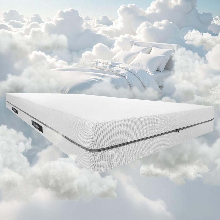 Tectake Matratze Sky verschiedene Größen Komfortschaum mit 2 Härtegraden (H2 & H3)  
