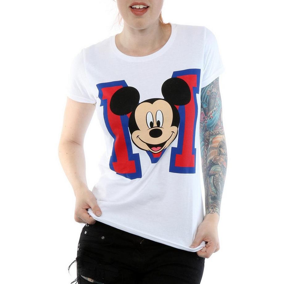 Disney Mickey Mouse M Logo T-Shirt  