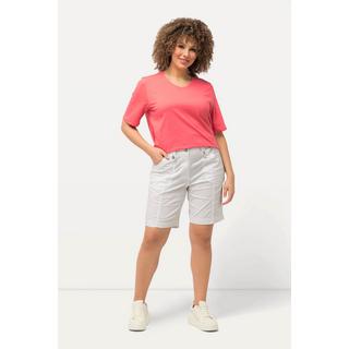 Ulla Popken  Bermuda style cargo 4 poches, taille confortable 