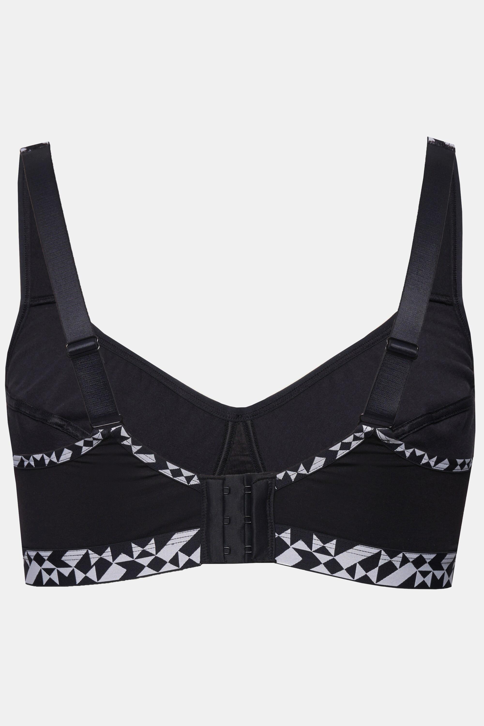 Ulla Popken Reggiseno morbido Scritta senza ferretto coppa C - D  