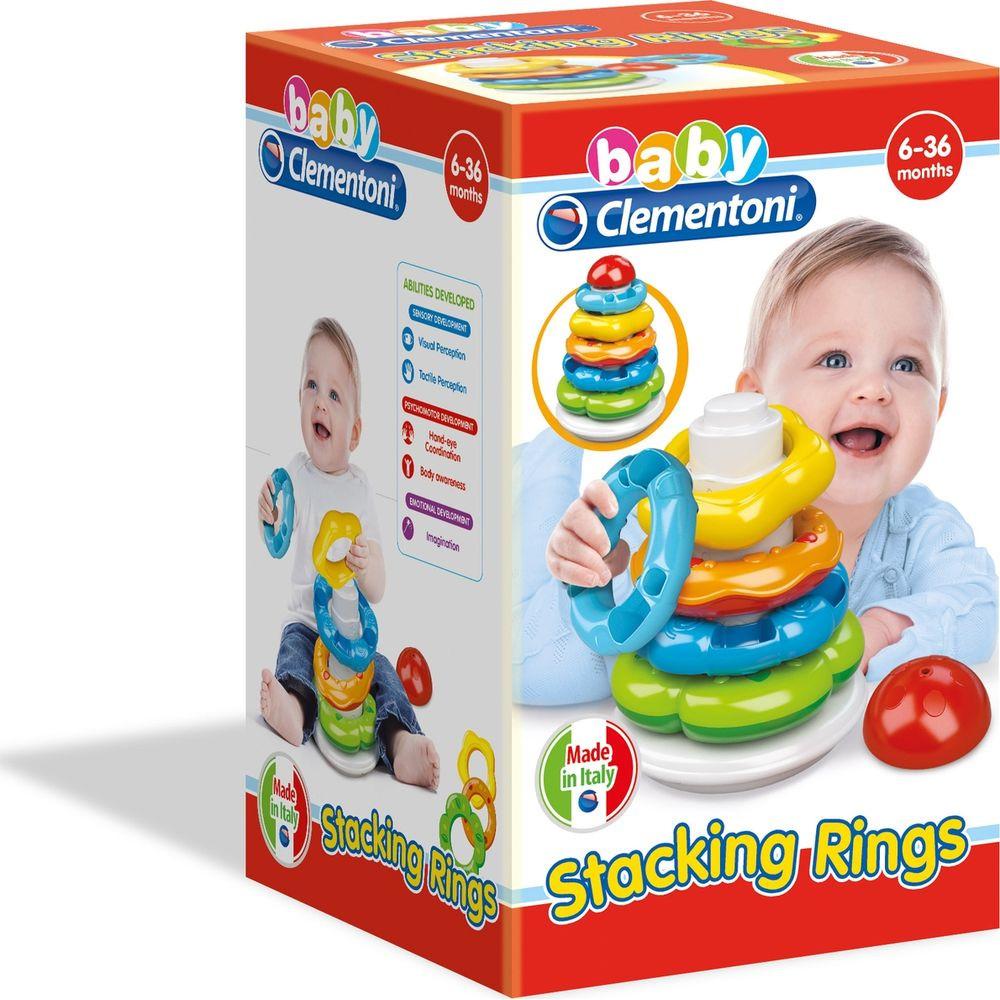 Clementoni  Kleinkind Stapelringe 5 bunte 