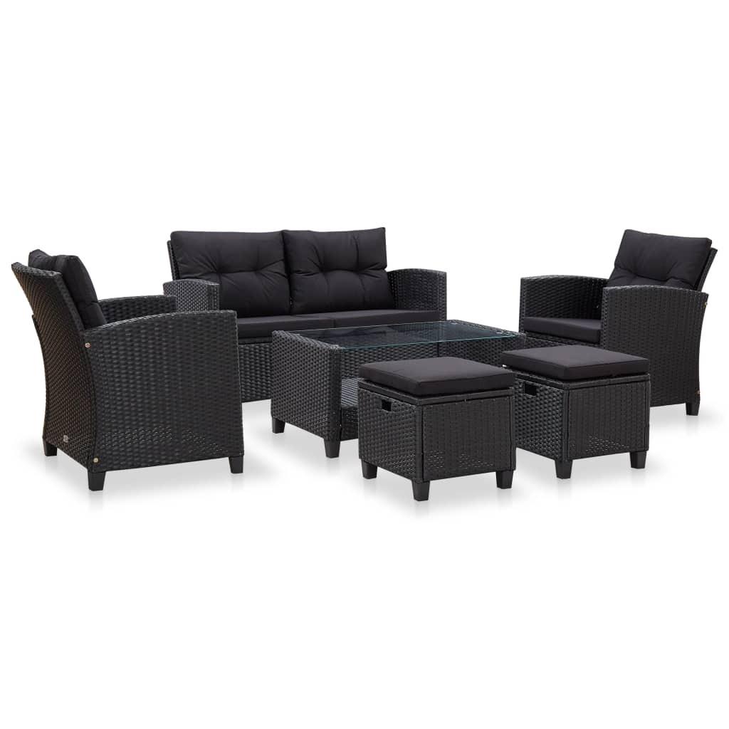 VidaXL Sofa de jardin tissu  