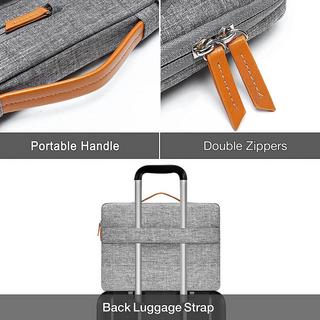 Only-bags.store Laptop-Schutzhülle mit Griff und 4 Fächern  