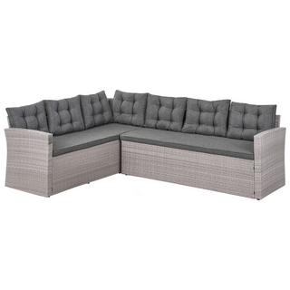 Beliani Canapé d'angle en Polyrotin Traditionnel VITERBO  