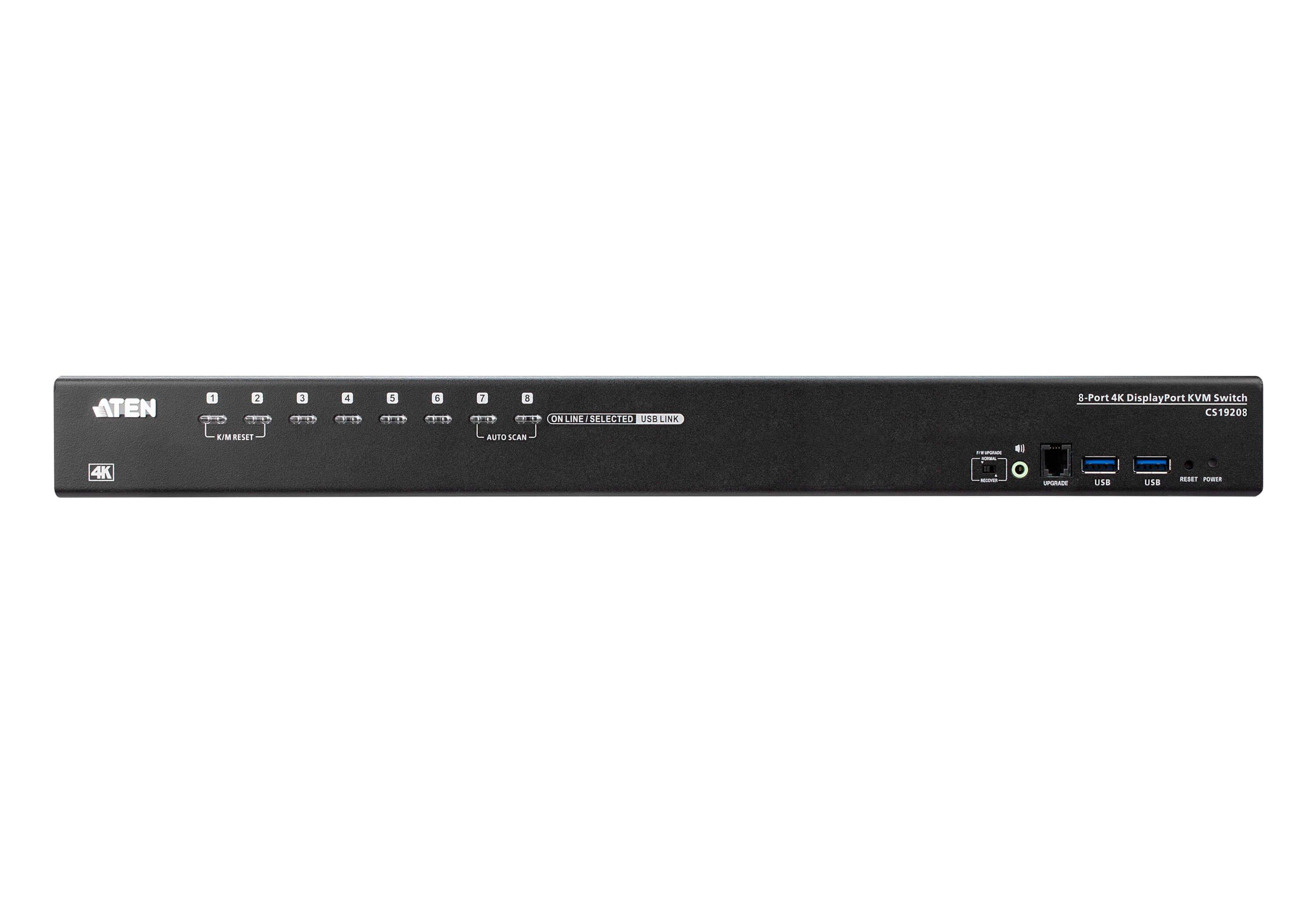 ATEN  8-Port USB 3.0 4K DisplayPort KVM Switch 