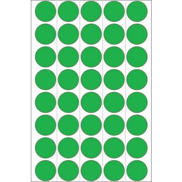 HERMA Markierungspunkte 19mm 2255 grün 1280 Stück