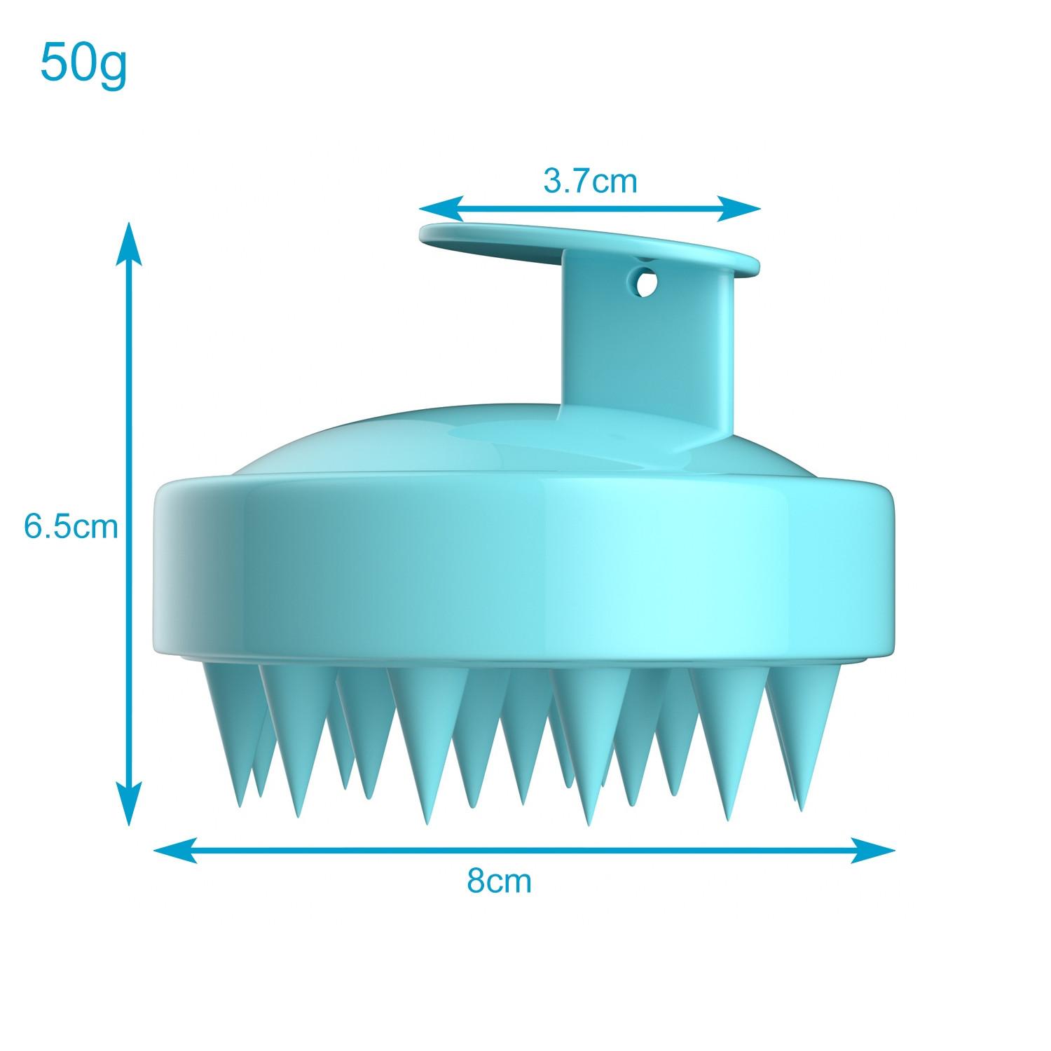 Intirilife  Intirilife Kopfhaut Massagebürste aus Silikon für Nass und Trocken 